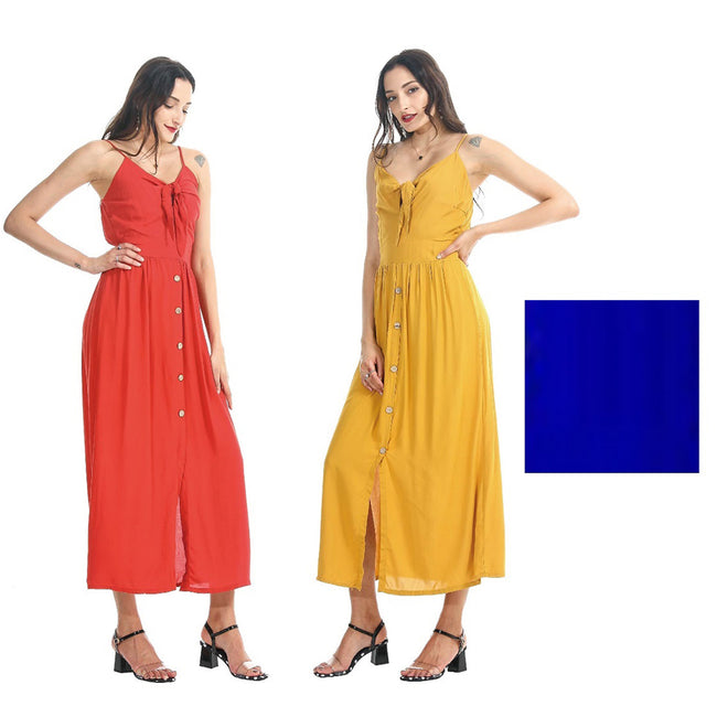 Wholesale Women's Dresses Rayon Maxi Dress 6-72-Case S-XL Dream NW42