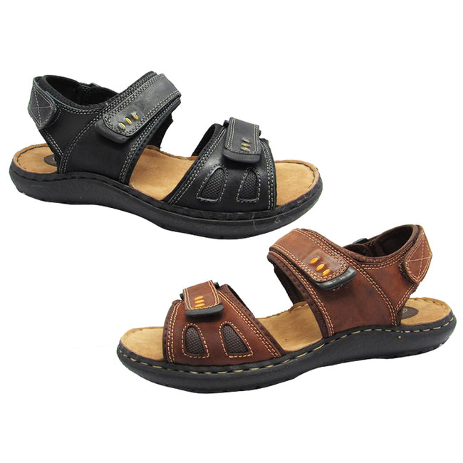 Wholesale Men's Shoes Leather Sandal NFA23