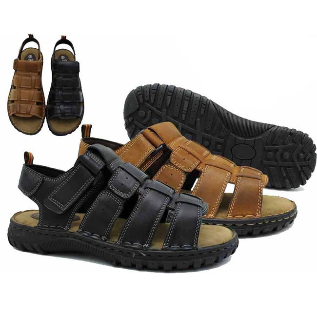 Wholesale Men's Shoes Leather Sandal NFA16