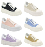 Wholesale Women's Sneakers Lace Up Shoes Stylish Comfortable Footwear Leah NGb5