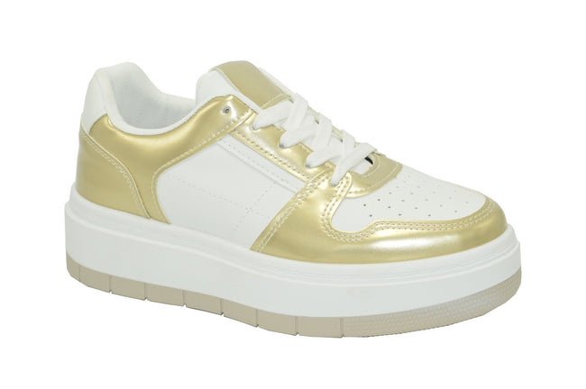 Wholesale Women's Sneakers Lace Up Shoes Stylish Comfortable Footwear Bella NGb7