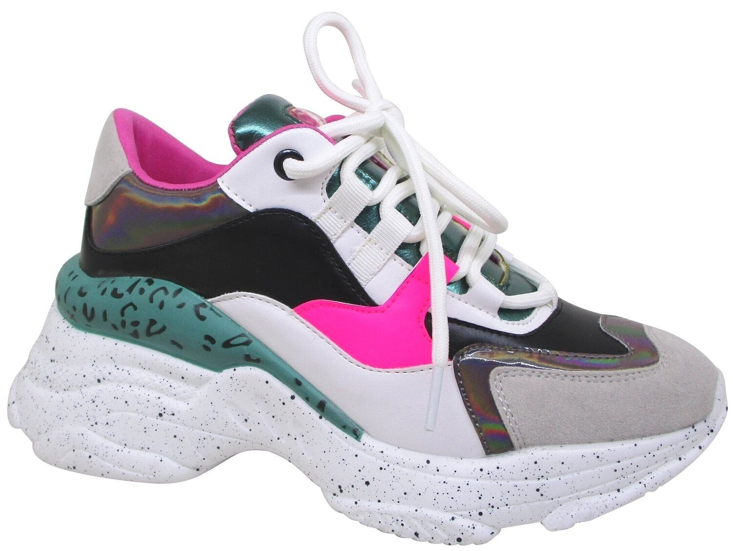 Wholesale Women's Sneakers Lace Up Trendy Comfortable Women's Shoes Emily NGB3