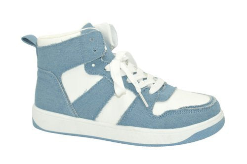 Wholesale Women's Sneakers High Top Lace Up Trendy Comfortable Women's Shoes Faith NGB8