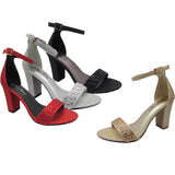 Wholesale Women's Sandals Heels Open Toe Ankle Strap Kenley NFIA