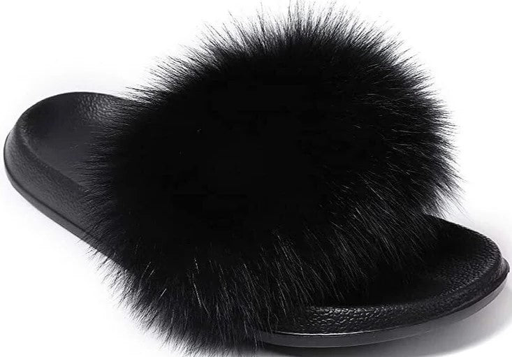 Wholesale Women's Soft Slip-On Fur Slippers Mia NGD5