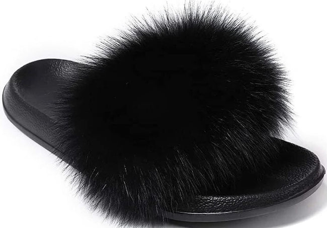Wholesale Women's Soft Slip-On Fur Slippers Mia NGD5