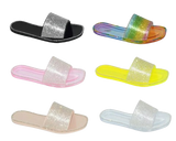 Wholesale Women's Embellished Design Sandals Jelly Embellished Charlotte NGD1