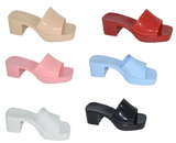 Wholesale Women's Chic Look Sandals Jelly Embellished Grace NGD5