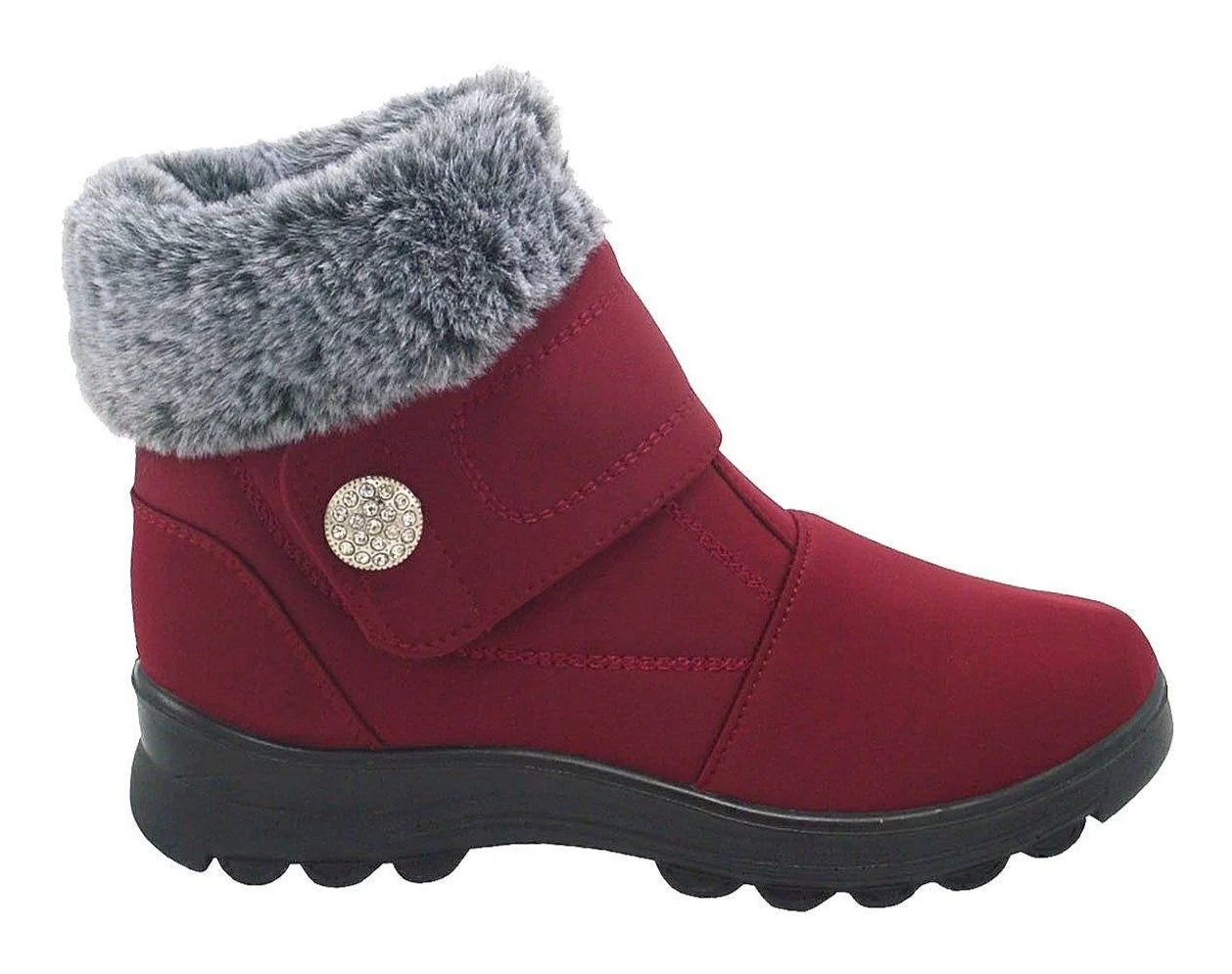 Wholesale Women's Fleece-Lined Winter Boots Violet NG15