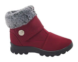 Wholesale Women's Fleece-Lined Winter Boots Violet NG15