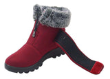 Wholesale Women's Fleece-Lined Winter Boots Violet NG15
