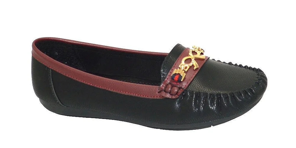 Wholesale Women's Faux Suede Moccasin Style Loafers Chloe Ngfa