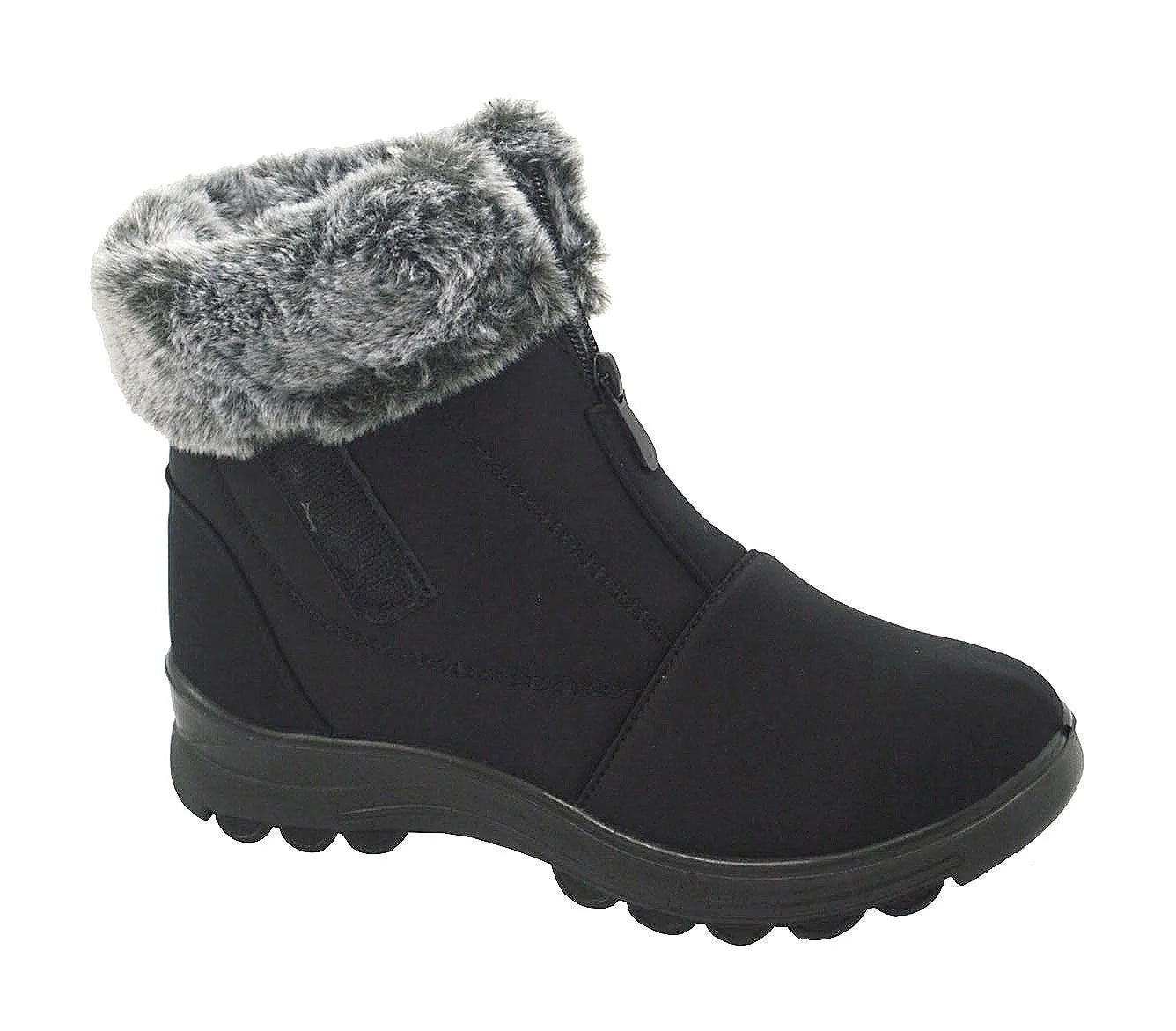 Wholesale Women's Fleece-Lined Winter Boots Violet NG15