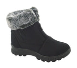 Wholesale Women's Fleece-Lined Winter Boots Violet NG15