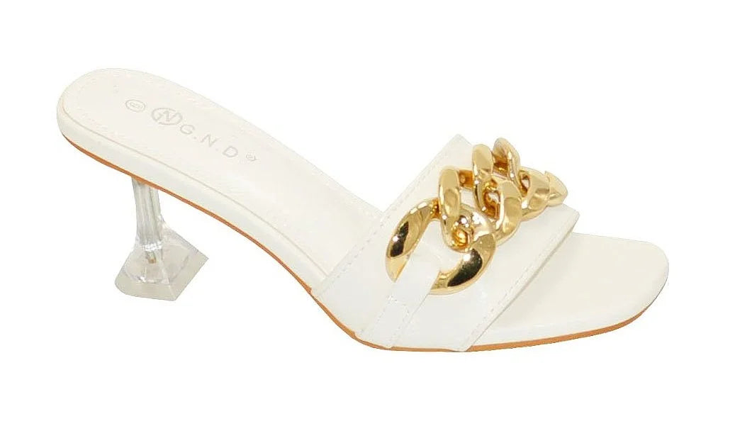 Wholesale Women's Embellished Sandal Heels with Gems Isabella NGJ2