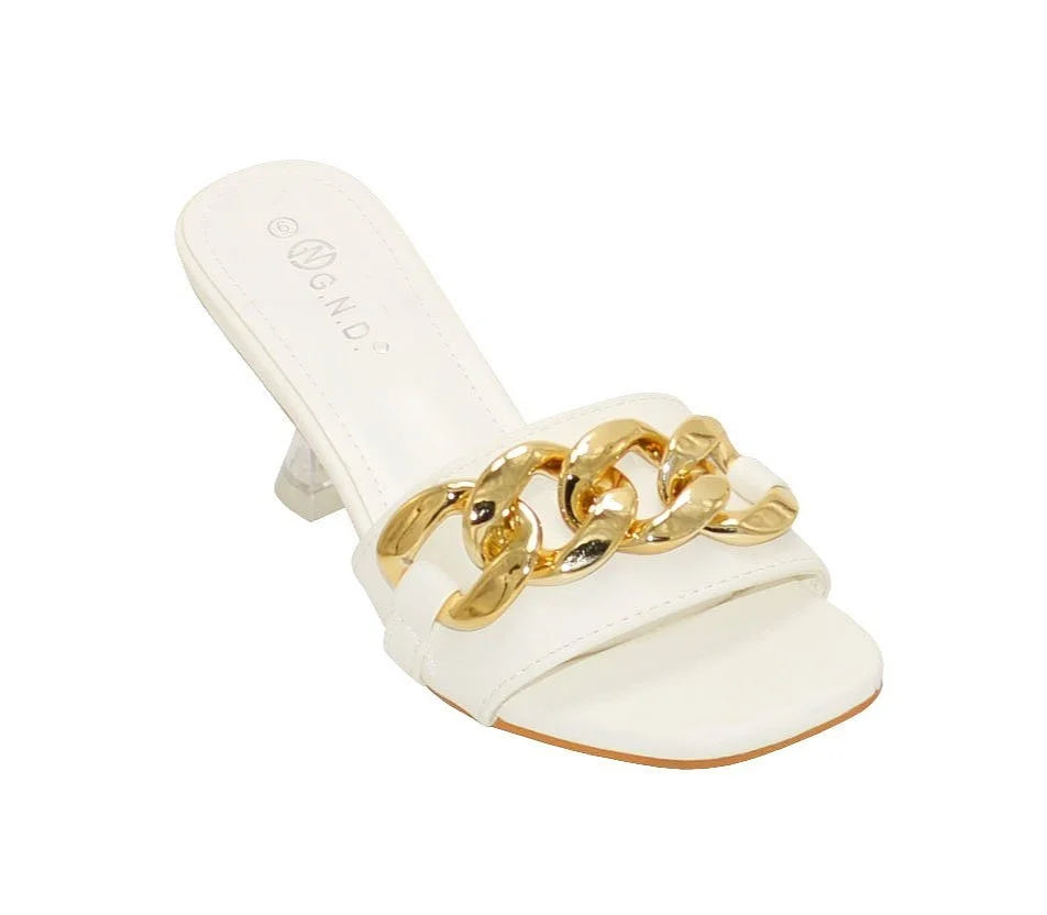Wholesale Women's Embellished Sandal Heels with Gems Isabella NGJ2