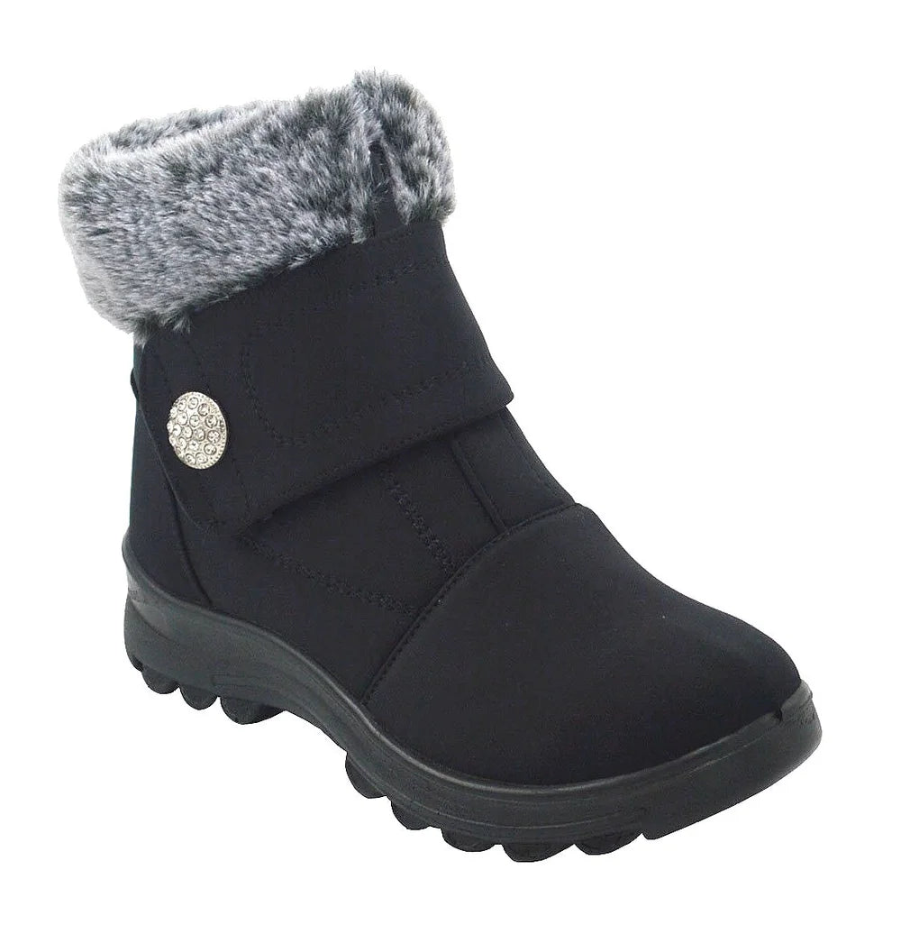 Wholesale Women's Fleece-Lined Winter Boots Violet NG15