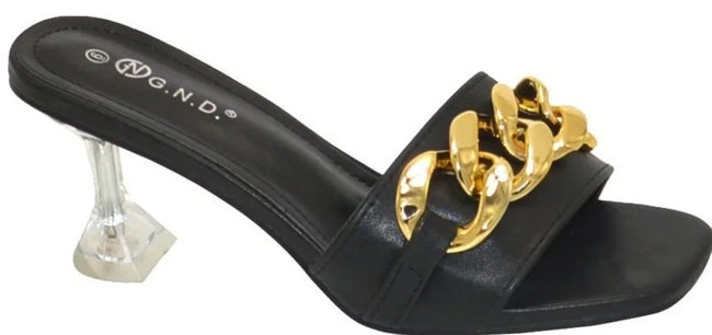 Wholesale Women's Embellished Sandal Heels with Gems Isabella NGJ2