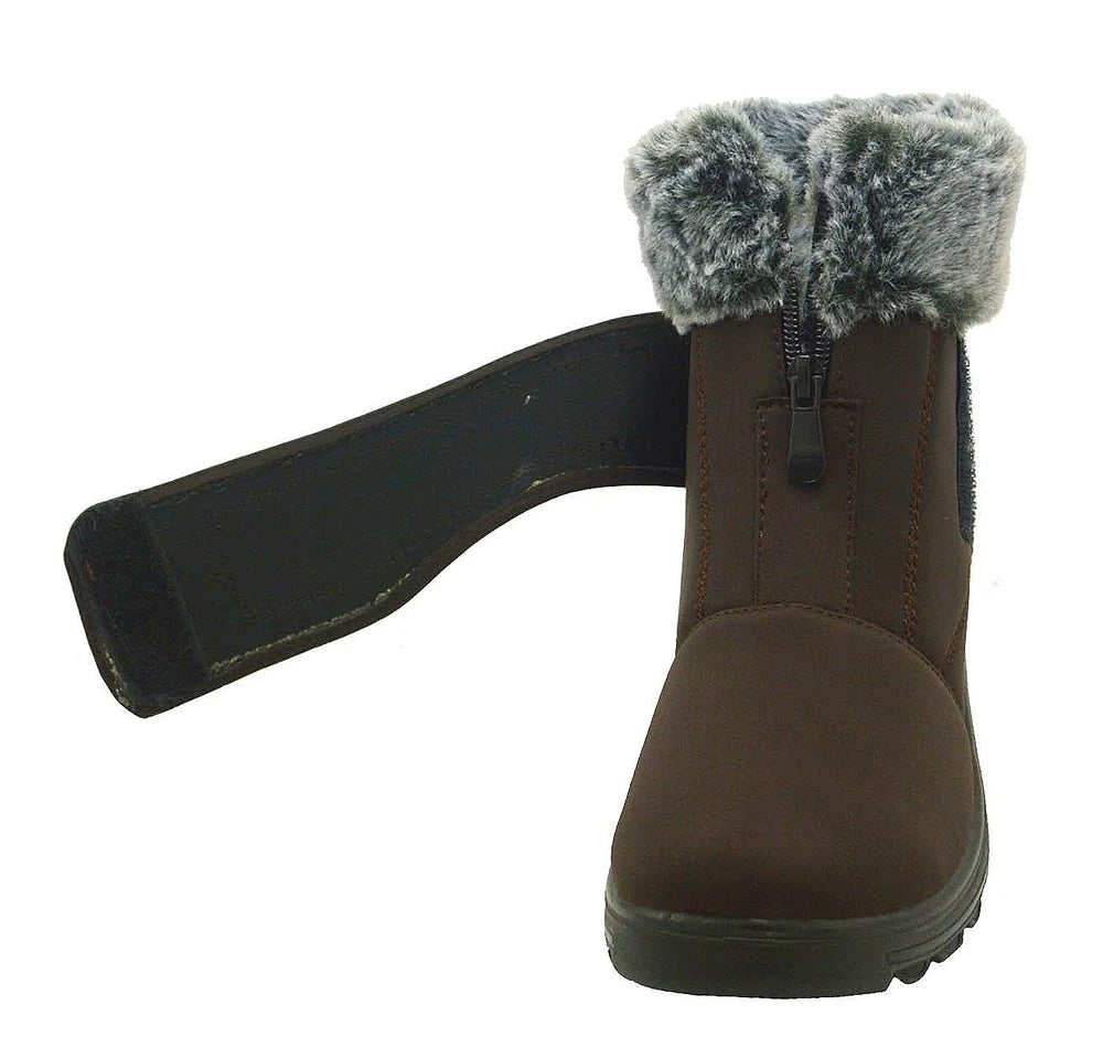 Wholesale Women's Fleece-Lined Winter Boots Violet NG15