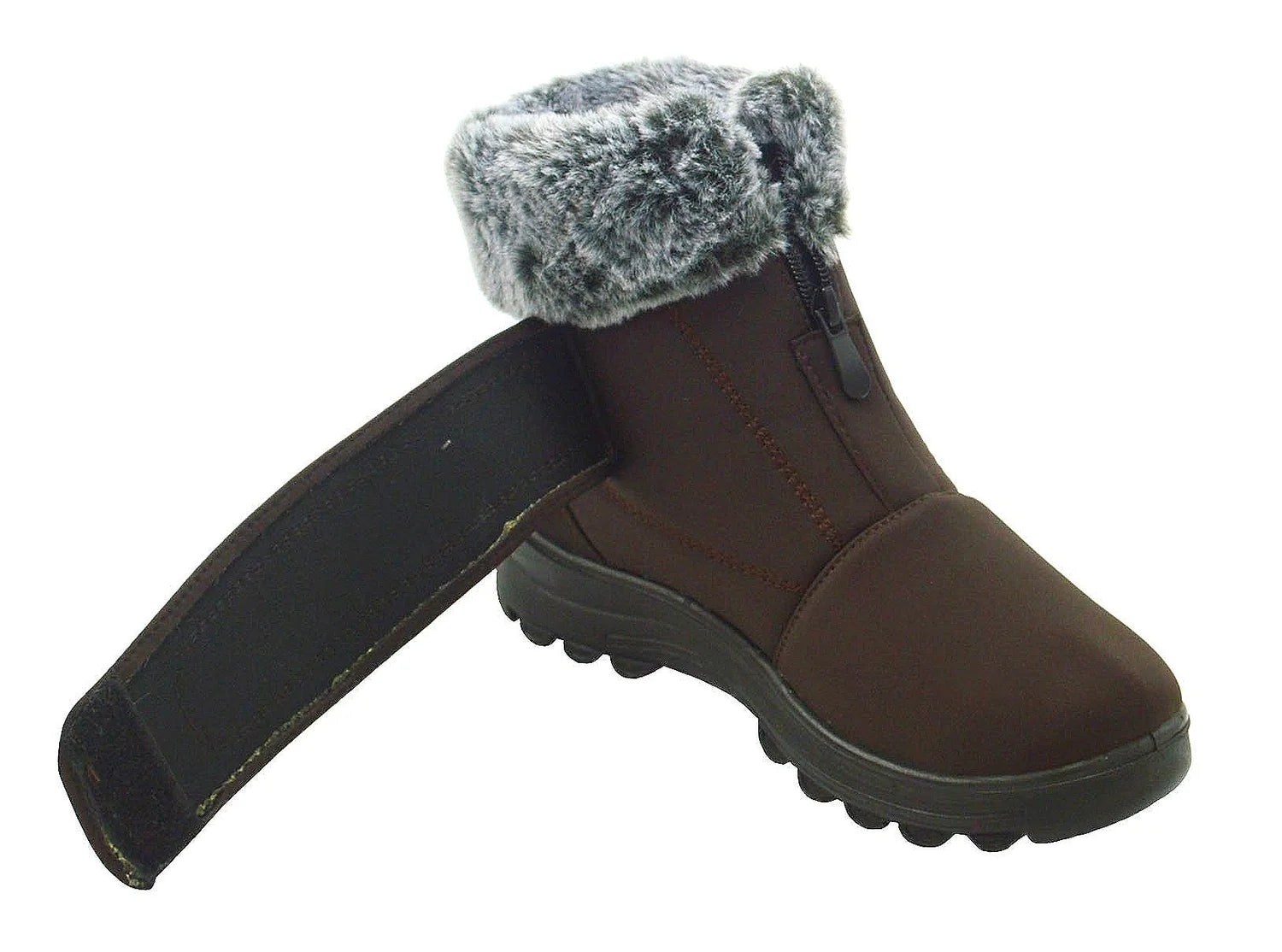 Wholesale Women's Fleece-Lined Winter Boots Violet NG15