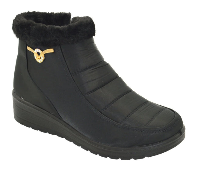 Wholesale Women's Fleece-Lined Winter Boots Lucy NG88