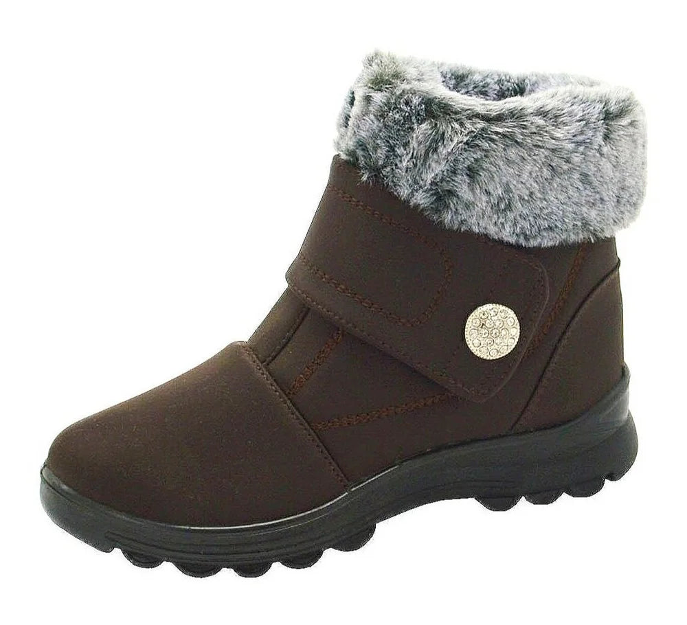 Wholesale Women's Fleece-Lined Winter Boots Violet NG15