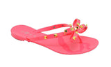 Wholesale Women's Beaded Detail Sandals Flat Jelly Embellished Emily NGD0