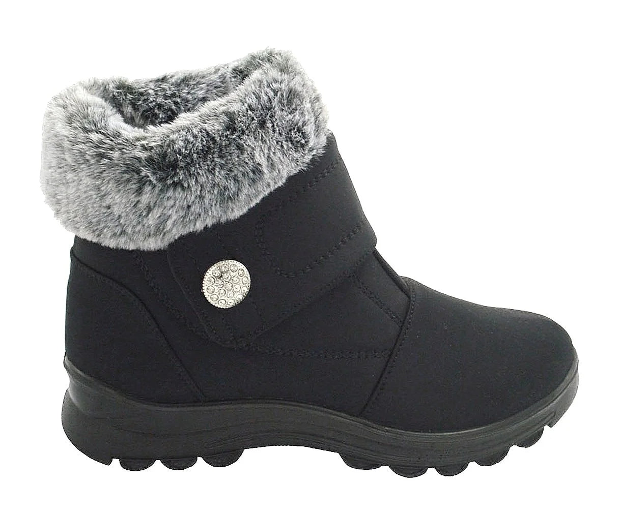 Wholesale Women's Fleece-Lined Winter Boots Violet NG15