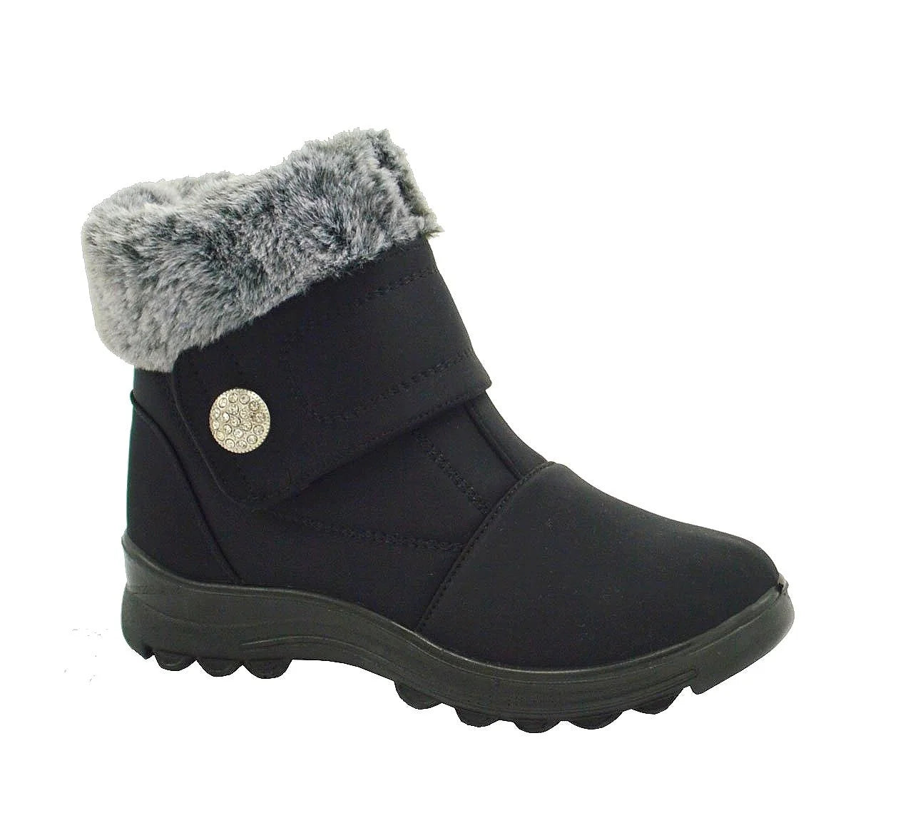 Wholesale Women's Fleece-Lined Winter Boots Violet NG15