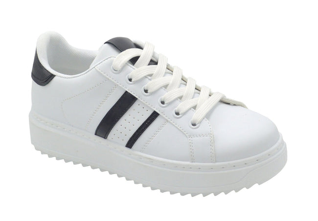 Wholesale Women's Sneakers Lace Up Shoes Stylish Comfortable Footwear Lily NGb3