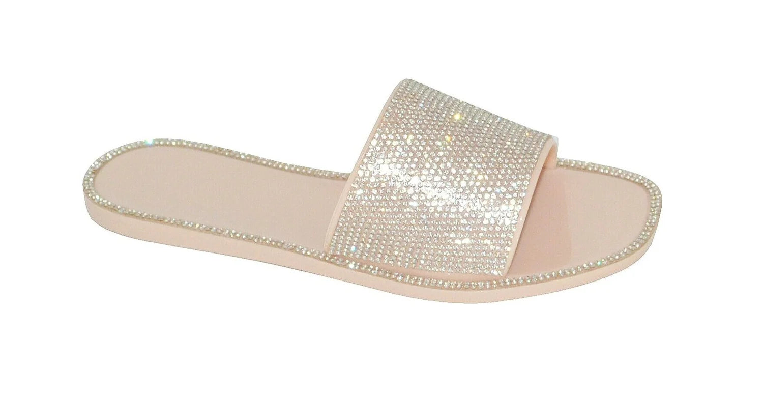 Wholesale Women's Embellished Design Sandals Jelly Embellished Charlotte NGD1