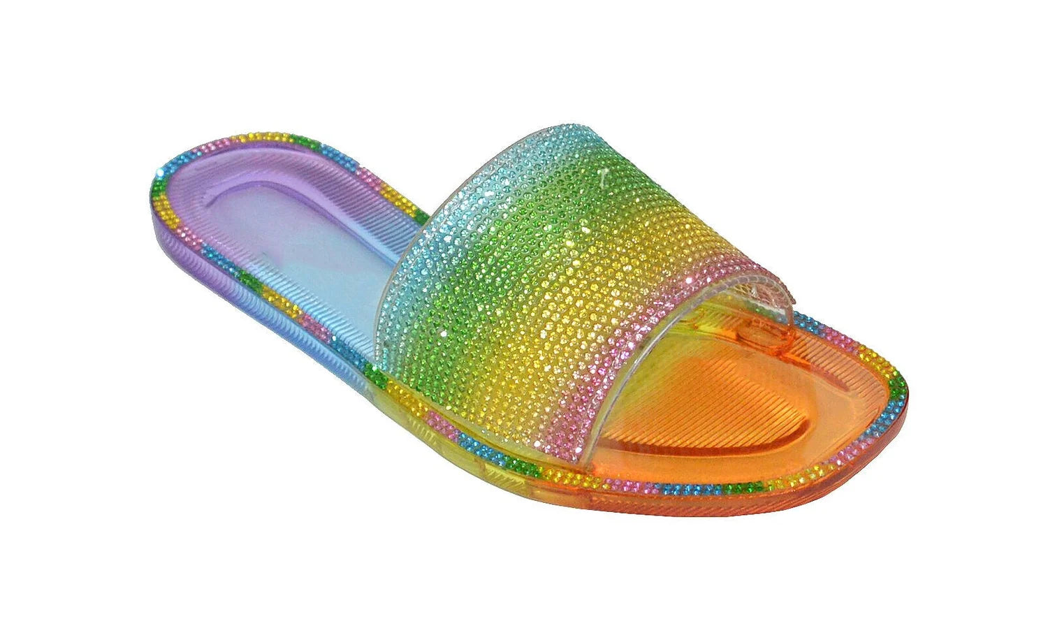 Wholesale Women's Embellished Design Sandals Jelly Embellished Charlotte NGD1