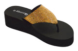 Wholesale Women's Stylish Embellished EVA Slide Slippers Ella NG82