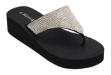 Wholesale Women's Stylish Embellished EVA Slide Slippers Ella NG82