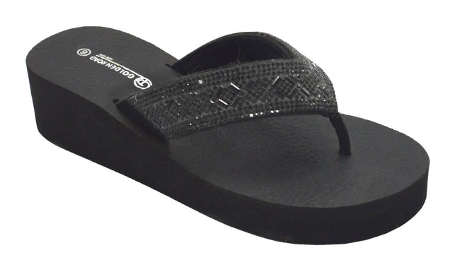 Wholesale Women's Chic Embellished EVA Comfort Slippers Grace NG84