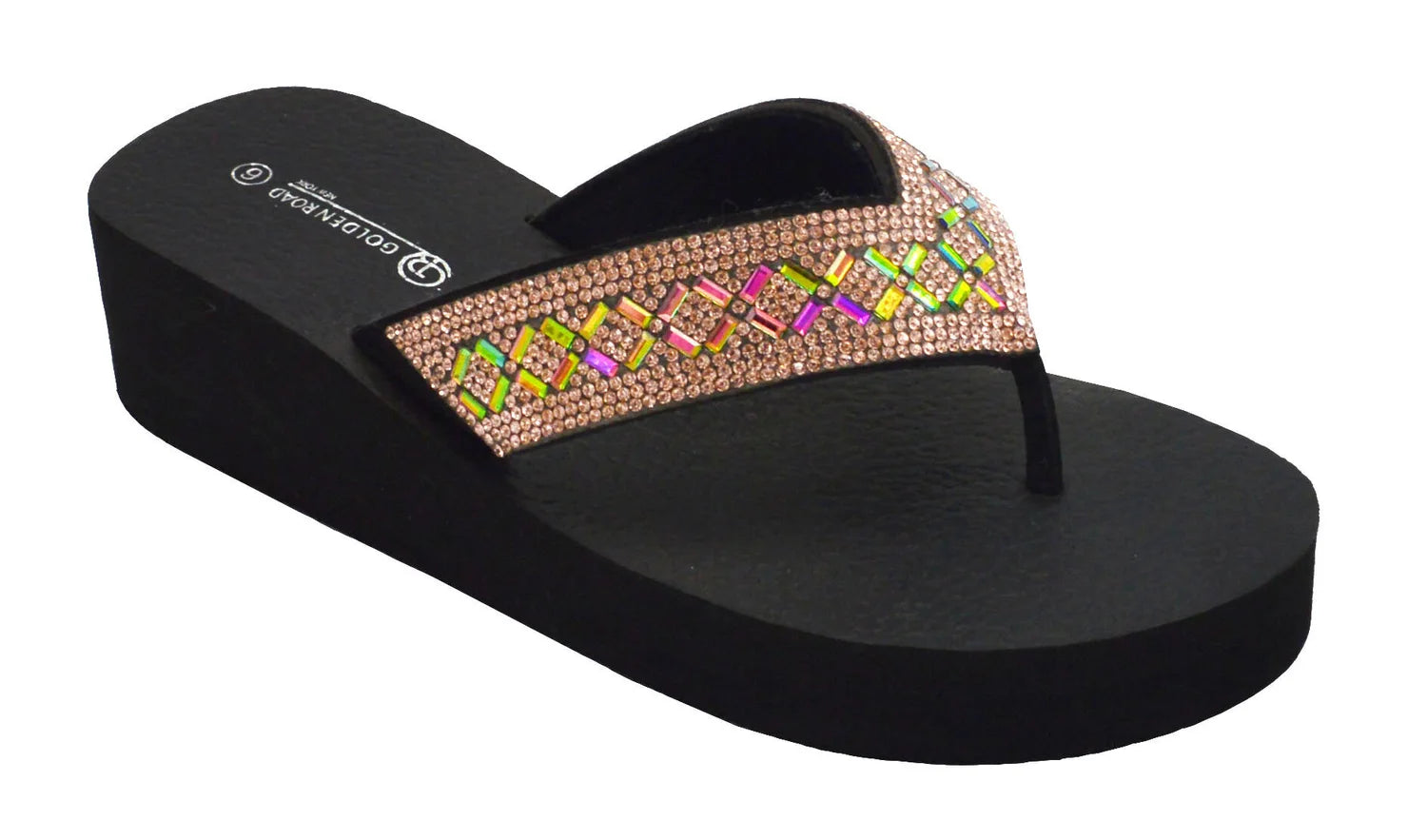 Wholesale Women's Chic Embellished EVA Comfort Slippers Grace NG84