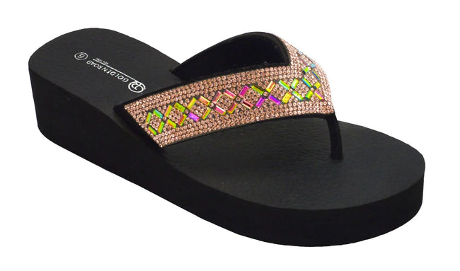Wholesale Women's Chic Embellished EVA Comfort Slippers Grace NG84