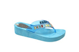 Wholesale Women's Stylish Sandals Wedge Jelly Assorted Embellished Bella NG19