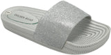 Wholesale Women's Embellished EVA Slide Slippers  Assorted Brooklyn NG10