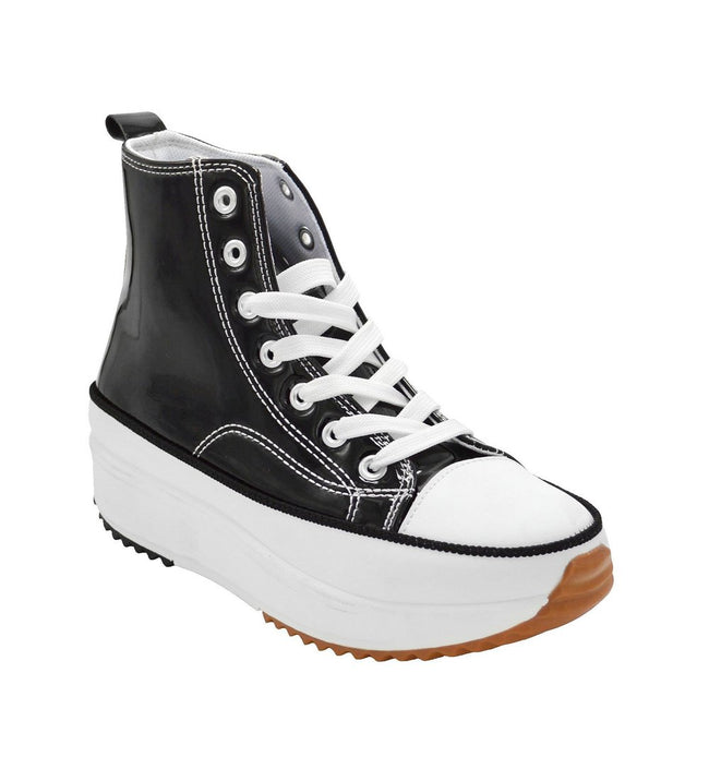 Wholesale Women's Sneakers High Top Lace Up Trendy Comfortable Women's Shoes Adeline NG25