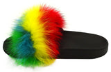 Wholesale Women's Soft Slip-On Fur Slippers Mia NGD5