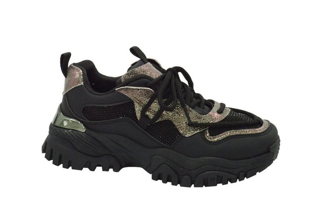 Wholesale Women's Sneakers Lace Up Trendy Comfortable Women's Shoes Lyla NG34