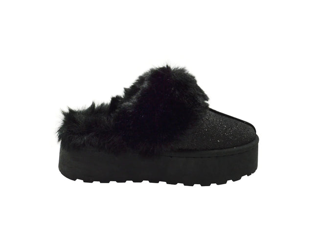 Wholesale Women's Plush Fur Slippers Emily NG31