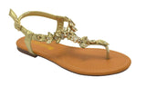 Wholesale Women's Embellished Design Sandals Flat Embellished Harper NG89
