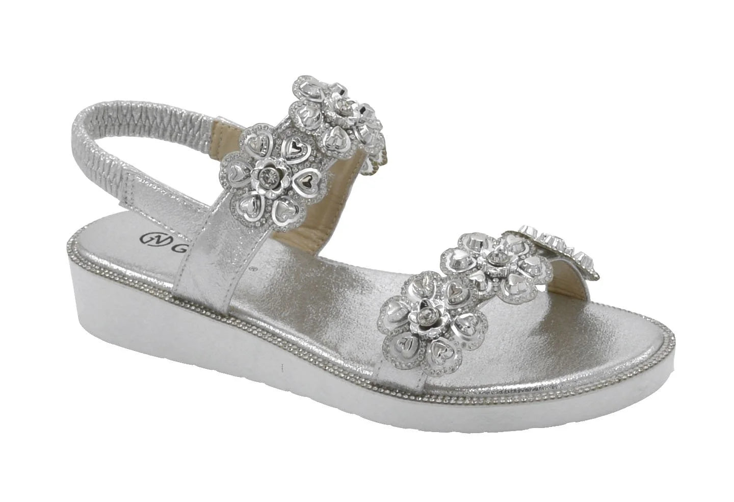 Wholesale Women's Weekend Casual Sandals Wedge Embellished Sophie NGJ1