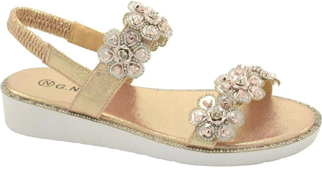 Wholesale Women's Weekend Casual Sandals Wedge Embellished Sophie NGJ1