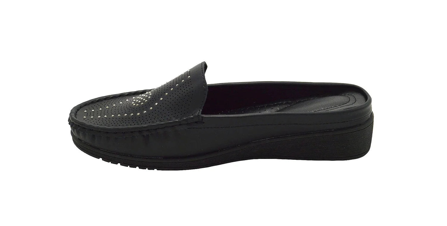Wholesale Women's Cushioned Moccasin Loafer Flats Hannah NG53