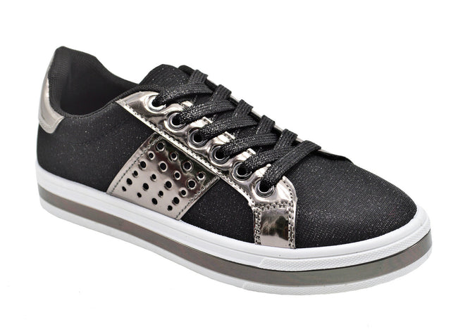Wholesale Women's Sneakers Lace Up Trendy Comfortable Women's Shoes Jasmine NG95