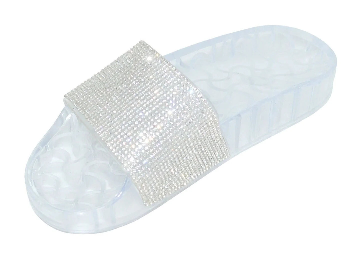 Wholesale Women's Summer Ready Sandals Flat Jelly Embellished Emma NGD1
