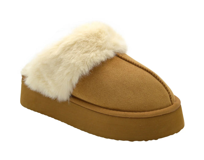Wholesale Women's Fluffy Home Fur Slippers Sophia NGB8